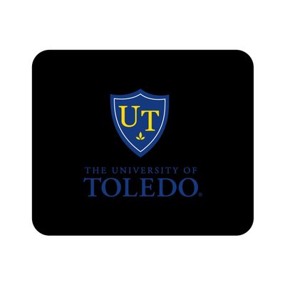 Mouse Pad, Fabric, University of Toledo Standard/Classic Black