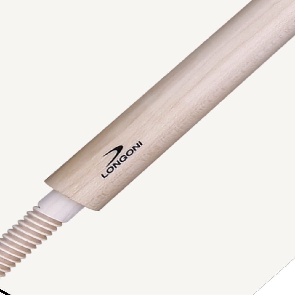 Longoni Carom Shaft 67 cm. Long with 12 mm, Tip to Play 3 Cushion Billiards.