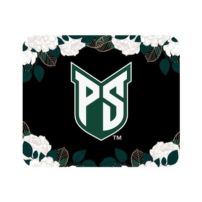 Mouse Pad, Fabric, Portland State University Standard/Floral White