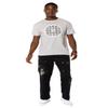 College of William and Mary Official Plaid Short Sleeve Mens Cotton T-Shirt,Silver, 2X-Large view 4