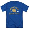 Albany State University Official Golden Rams Short Sleeve Mens Cotton T-Shirt,Royal, Medium view 1