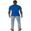 Albany State University Official Golden Rams Short Sleeve Mens Cotton T-Shirt,Royal, Medium view 3
