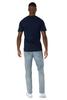 Florida Gulf Coast University Official Plaid Badge Short Sleeve Mens Cotton T-Shirt,Navy, Large view 3