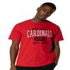 Ball State University Official Est. Date Short Sleeve Mens Cotton T-Shirt,Red, Large view 2