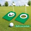 Eaezerav 2 Pack Golf Putting Cup with Flag Practice Golf Hole Training Aids for Kids Adults Indoor Outdoor Home Office Yard Lawn view 3