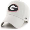 '47 Georgia Bulldogs Hat Mens Womens Clean Up Adjustable Cap, Light Gray view 1