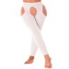 Linjinx Women's Suspender Nylon Pantyhose Thigh-High Stockings Lingerie Hollow Out Leggings Tights White One Size view 2