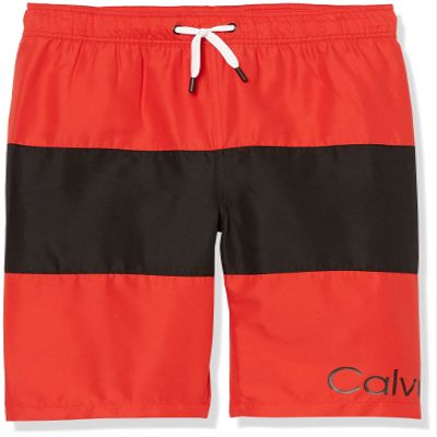 Calvin Klein Swim Trunk with UPF 50+ Sun Protection