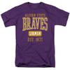 Alcorn State University Official Est. Date Short Sleeve Mens Cotton T-Shirt,Purple, Small view 1