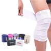 AIZXC Elastic Breathable Knee Wraps Bandage Compression Sleeve Brace Pain Relief Straps Support for Men Women Cross Training WODs,Gym Workout,Fitness & Powerlifting, 1 Pair (White) view 1