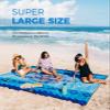 OCOOPA Beach Blanket Waterproof Sandproof, 10'X 9' Extra Large, Soft and Sturdy, Light Weight and Portable, Perfect for Beach Vacation, Famlily Park Picnic, Travel Camping, Outdoor Gifts view 3
