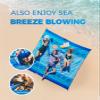 OCOOPA Beach Blanket Waterproof Sandproof, 10'X 9' Extra Large, Soft and Sturdy, Light Weight and Portable, Perfect for Beach Vacation, Famlily Park Picnic, Travel Camping, Outdoor Gifts view 4