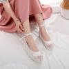Holibanna Hanfu Shoes for Women Embroidered Canvas Flats Chinese Style Breathable Non-Slip Comfortable Performance Footwear 9.44X3.30X1.96In view 2