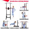 Goplus Power Tower Pull Up Bar Dip Station, Multi-function Dip Bars Stand Workout Equipment for Full-body Home Gym Fitness Exercise Strength Training view 3