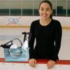 CRS Cross Rink Side Tote. Ice Skating Accessory Bag for Figure Skating, Roller and Inline Skaters, Ballet, Dance and Cheer. Organizes Guards, Water Bottle, Tissues, Phone. (Shimmer Blue Ice Tote) view 3