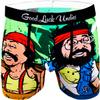 Good Luck Undies Men's Cheech & Chong, On Couch Boxer Brief Underwear, XX Large view 1