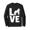 I LOVE GORILLA for Animal Lover & Wildlife Lover Long Sleeve T-Shirt view 1