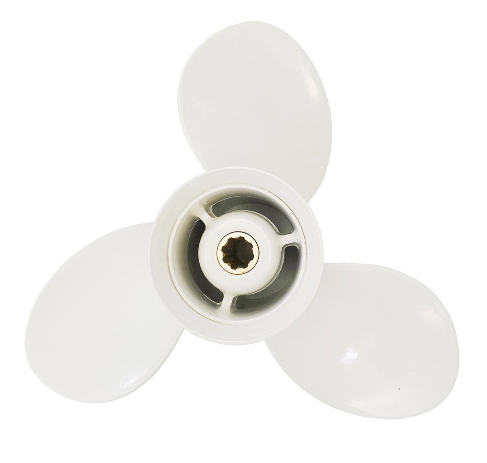 Yamaha Propeller for Outboard Motor 9.9HP 15HP 20HP/ Boat Outboard Propeller 9 1/4x9-J for Yamaha Engine 8 Tooth 63V-45945-00-EL 9.25x9