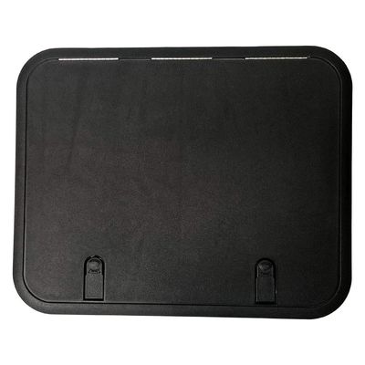 T-H Marine Designer Series Hatch | Non Locking Boat Access Hatch Storage Compartment | 13" x 17", Black