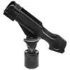 MiniPort 360 Rotating Fishing Rod Holder - Compact Mini Rod Holder with Track Mounting Base Kit, Round Base & Rod Socket, Installation Accessories & Tools Included view 1