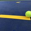 Eco Walker Court Lines Marker Kit Throw Down Markers Create Your Own Mini Pickleball Tennis Court (Blue-Yellow I L Shape) view 4