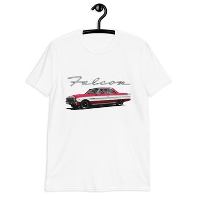 1963 Falcon Antique Car Short-Sleeve Mens T-Shirt White