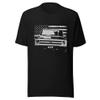 1968 Chevy C10 American Classic Pickup Truck Club Show Short-Sleeve Unisex T-Shirt Black view 1