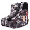 Roller Skate Bag with Adjustable Shoulder Strap for Kids And Adults to Hold Inline Skates Roller Skates Knee pads (Camo Grey) view 1