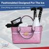 CRS Cross Rink Side Tote. Ice Skating Accessory Bag-Figure Skating, Roller, Inline Skaters, Dance, Cheer.Organizes Guards Water Bottle Phone (Rink Side Tote, Shimmer Purple) view 2