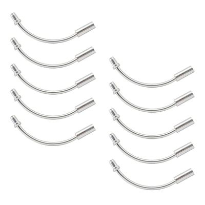 INOOMP 20pcs Brake Noodle Cable Guide Bend Tube for Mountain and Road Bike Brake Replacement Parts to Reduce Friction