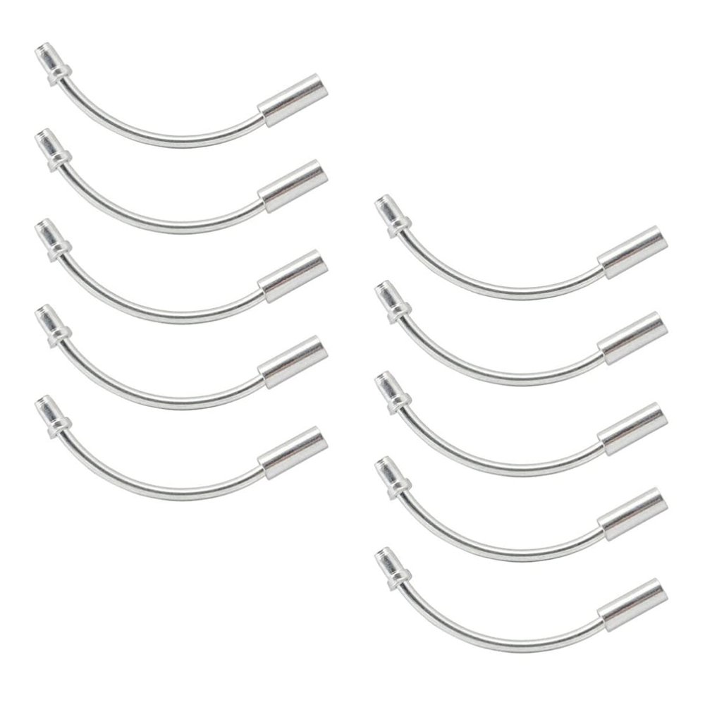 INOOMP 20pcs Brake Noodle Cable Guide Bend Tube for Mountain and Road Bike Brake Replacement Parts to Reduce Friction