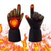 Rechargeable Heated Gloves for Women Men - Electric Heating Gloves with 3 Heating Levels Heated Mittens Gloves Hand Warmers Outdoor Skiing Fishing view 4