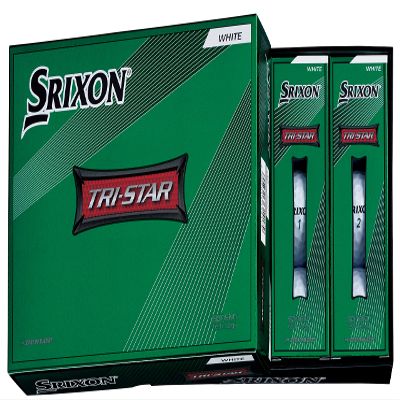 Dunlop Golf Balls 2022 SRIXON TRI-Star 1 Dozen (12 Pack) White