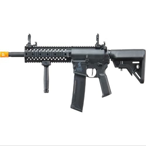 Lancer Tactical Gen 3 10" M4 Evo RIS Nylon Polymer Airsoft AEG Gun with Programmable Fast Trigger & Mosfet