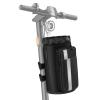 FINPAC Cup Holder for Bike, Universal Water Bottle Holder with Phone Pockets for Stroller Walker Golf Cart Rollator and Scooter, Outdoor, Biking - Black view 1