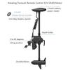 AQUOS Haswing CaymanT Electric Transom 12V Saltwater & Freshwater Trolling Motor - 55lbs Thrust, 39 in Shaft, with Wireless Remote view 2