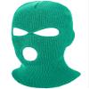 SATINIOR 3 Holes Full Face Cover Outdoor Balaclava Knitted Neck Gaiter Ski Mask for Sports Cycling (Green,Medium) view 1