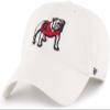 '47 Georgia Bulldogs Clean Up Adjustable Strapback White Hat view 1