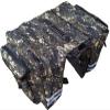 BANGDIAN Universal Mountain Road Bike Bags Bicycle 2 in 1 Camo Trunk Bags Cycling Double Side Rear Rack Pannier Pack Luggage Carrier Multifunctional (Color : Green) view 1