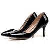 HuangTaiJi Qing Women's Classy Pointed Toe Thin Heels Pumps Sexy Shallow High Heeled Pumps for Dress Party Evening Stilettos Black US 3.5 view 1