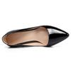 HuangTaiJi Qing Women's Classy Pointed Toe Thin Heels Pumps Sexy Shallow High Heeled Pumps for Dress Party Evening Stilettos Black US 3.5 view 3