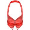 vastwit Womens Sparky Sequins Vest Sleeveless Halter Neck Waistcoat Clubwear Jazz Dance Tank Tops Red One_Size view 3