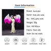 Aumulen 8mm Girls Hand-made Belly Dance Silk Scarf Veils Gradual Colors (Rose Pink) view 3