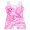 Belovance Leotards for Girls Gymnastics Unicorn Athletic Dance Wear Shiny Rainbow Blue Hotpink (Pink, 9-10 Years) view 1
