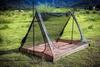 OneTigris 2 Person Mesh Tent, 3 Openings Screen Shelter with Waterproof Bathtub Floor for Outdoors Camping Lightweight Backpacking Thru-Hiking Travel Patio view 2