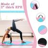 Max4out 6/8/10' Foldable Gymnastics Gym with Carrying Handles, Exercise Aerobics Mat for Kids Adult,Tumbling Mat for Stretching Fitness Mat for Home Workout,8'*2'*2'' view 4