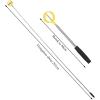 HUIJK Golf Ball Retriever for Putter,Lightweight and Durable Telescopic Golf Ball Retriever for Water Golf Accessories Golf Gift,Yellow view 4