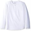 Amazon Essentials Long Sleeve Shirt for Men, Regular-Fit Henley, Available in Big & Tall, White, 3X-Large view 1