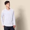 Amazon Essentials Long Sleeve Shirt for Men, Regular-Fit Henley, Available in Big & Tall, White, 3X-Large view 3