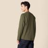 Amazon Essentials Long Sleeve Shirt for Men, Regular-Fit Henley, Available in Big & Tall, Olive Heather, XX-Large view 2